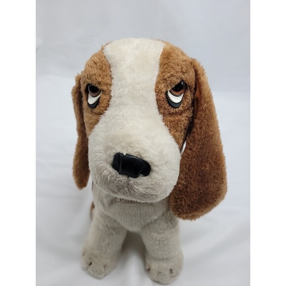 Hush Puppies Basset Hound Puppy Dog Vintage Mascot Plush Stuffed Animal Sad Eyes - Picture 2 of 16
